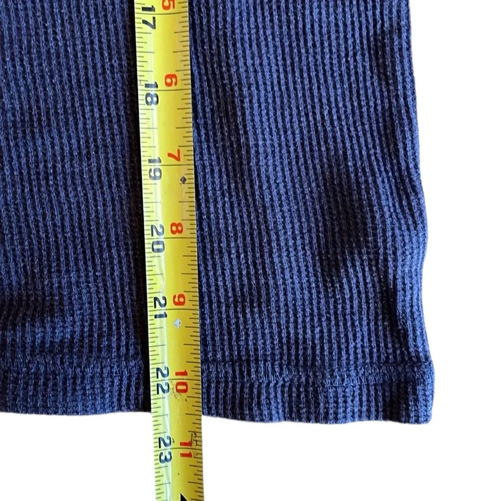 Kids Blue Thermal Pajama Shirt sz L (10/12)